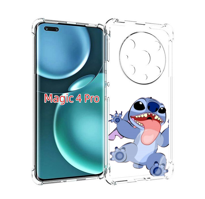 

Чехол MyPads большой-стич для Honor Magic4 Pro, Прозрачный, Tocco