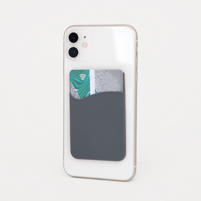

Визитница женская NoBrand 9119001, тёмно-серый, 9119001
