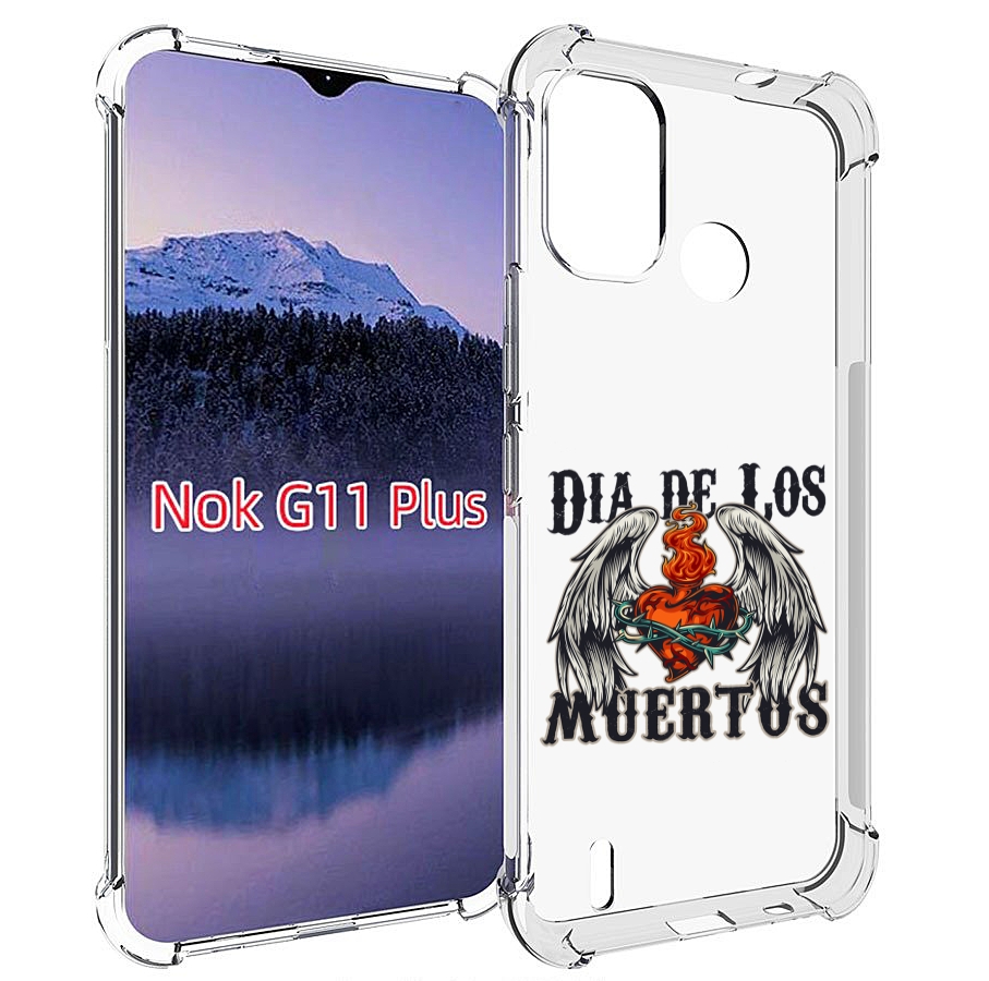 

Чехол MyPads burning-heart для Nokia G11 Plus, Прозрачный, Tocco