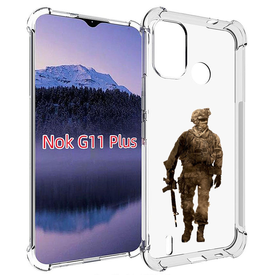 

Чехол MyPads call-of-duty мужской для Nokia G11 Plus, Прозрачный, Tocco