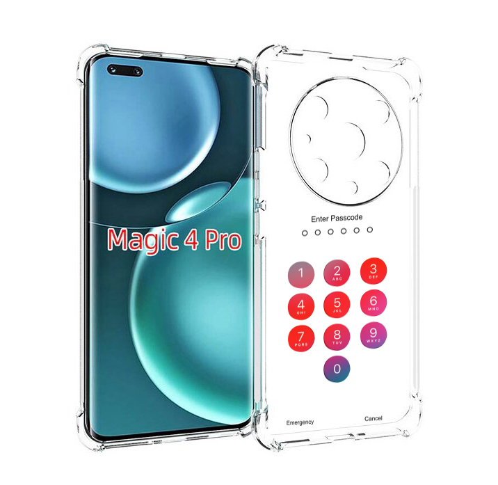 

Чехол MyPads введите-пароль для Honor Magic4 Pro, Прозрачный, Tocco