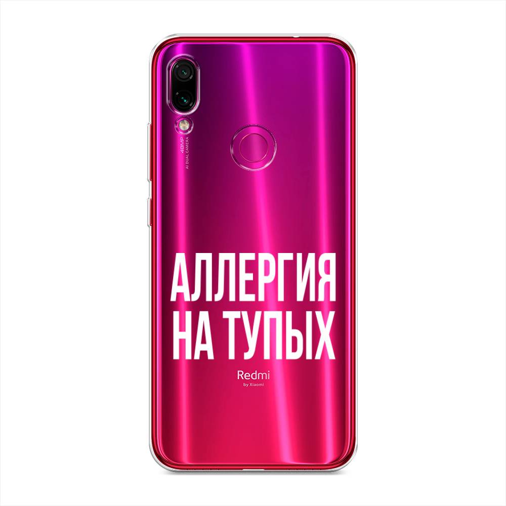 фото Чехол awog "аллергия на тупых" для xiaomi redmi note 7