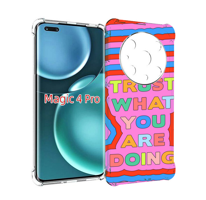 

Чехол MyPads верь-в-то-что-ты-делаешь для Honor Magic4 Pro, Прозрачный, Tocco