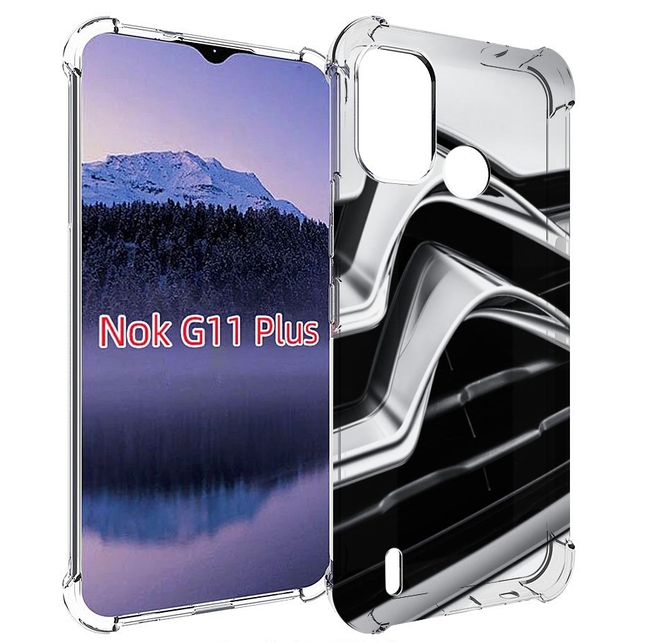 

Чехол MyPads citroen мужской для Nokia G11 Plus, Прозрачный, Tocco