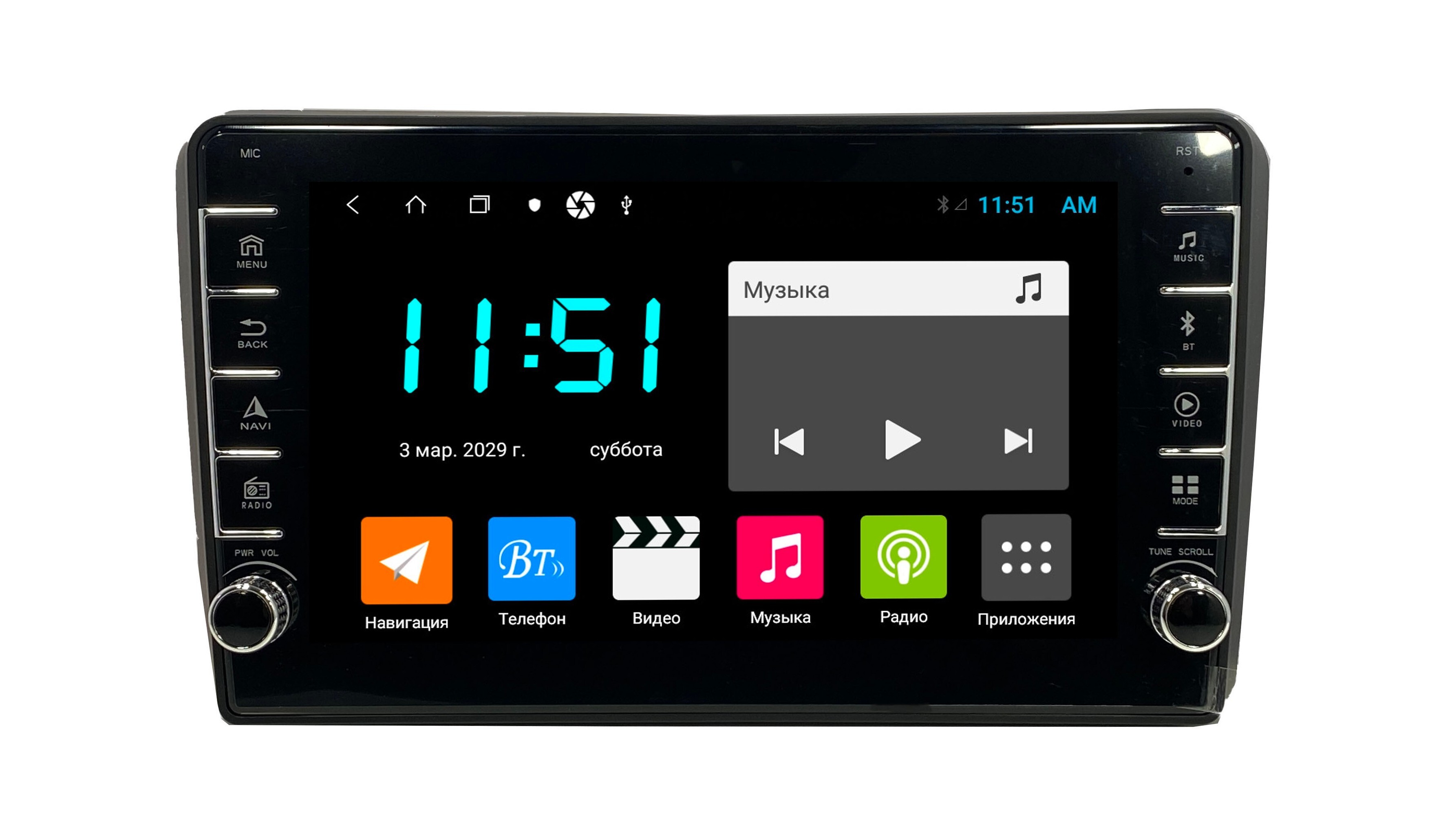 Штатная автомагнитола Zenith Audi A3 2003-2012 Android 12 464GB с крутилками 3419300₽