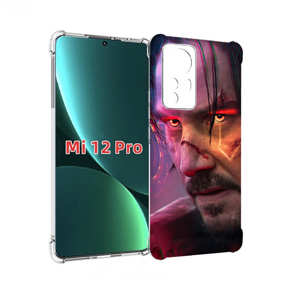 

Чехол MyPads cyberpunk 2077 Джонни Сильверхенд для Xiaomi 12S Pro, Прозрачный, Tocco