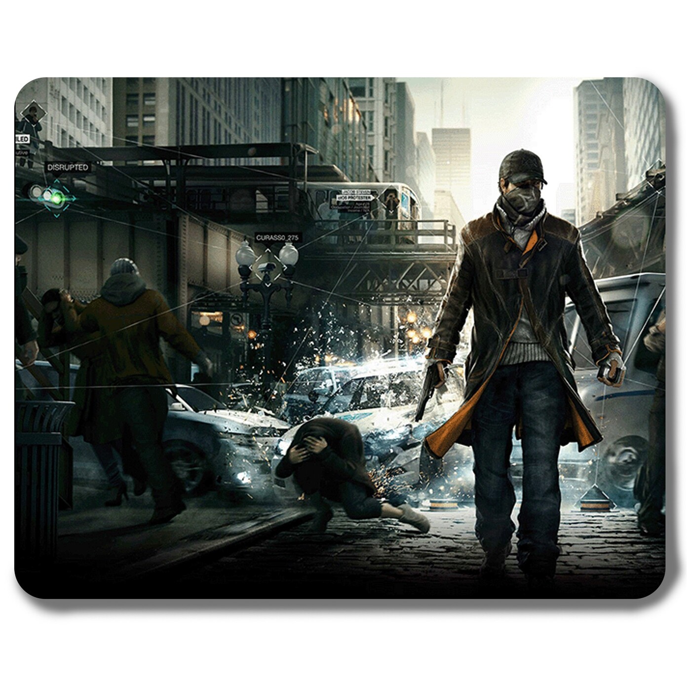 

Игровой коврик для мыши NoBrand watch dogs 1 - 3 (XJR738), watch dogs 1 - 3