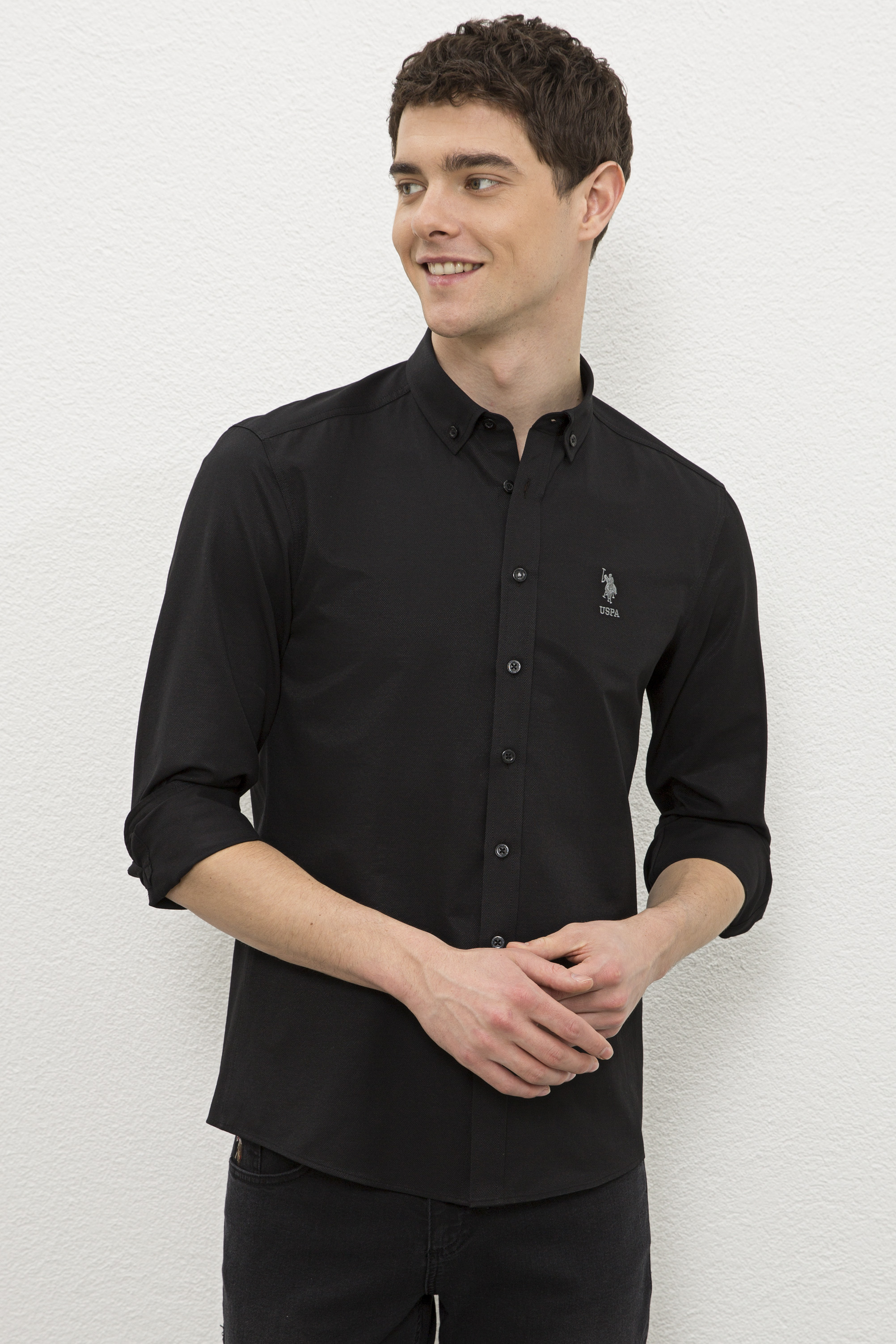 

Рубашка мужская U.S. POLO Assn. G081GL0040NOVA020K черная 2XL, G081GL0040NOVA020K