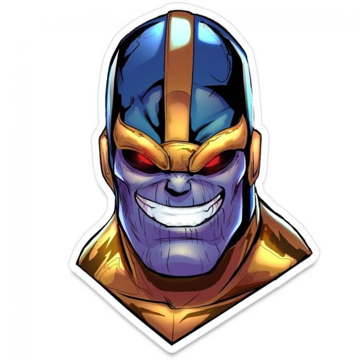 

Значок «Marvel. Танос (лицо)»