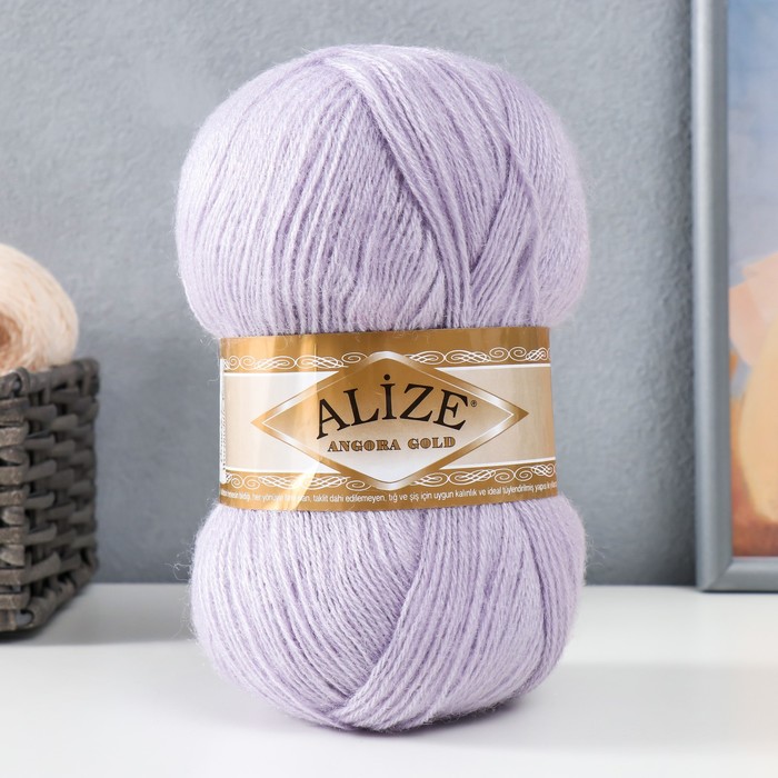 

Пряжа ALIZE "Angora Gold" 20% шерсть, 80% акрил 550 м, 1 шт, 100 г, 71 (7390449), Фиолетовый