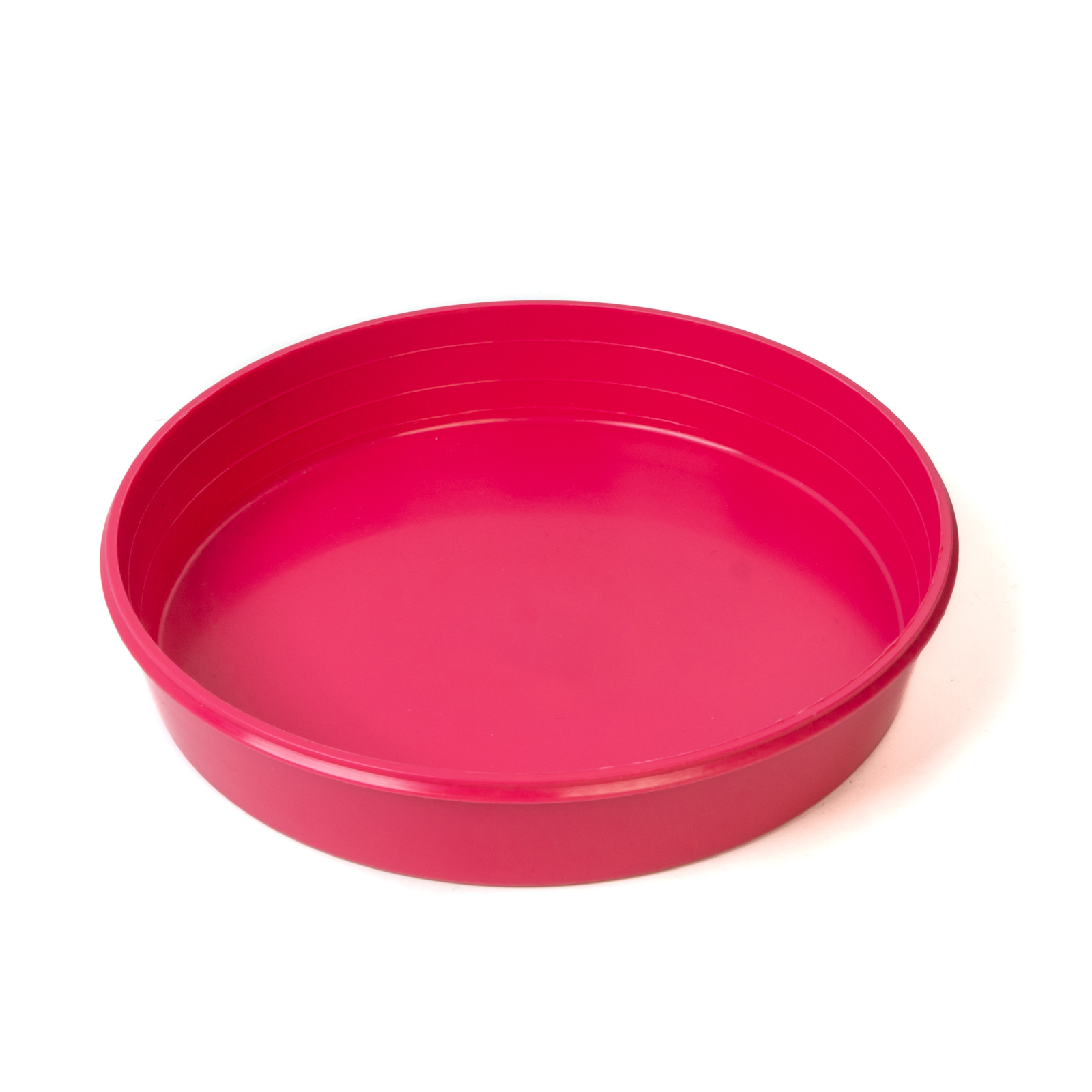 фото Одинарная миска для грызуны voltrega, пластик, розовый, 250 л