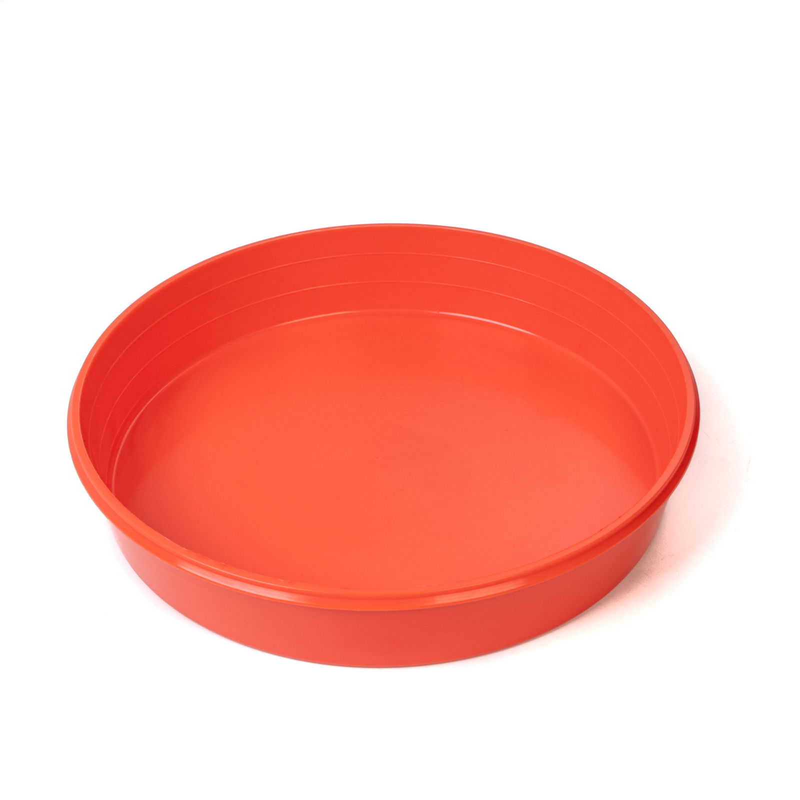 фото Одинарная миска для грызуны voltrega, пластик, красный, 250 л