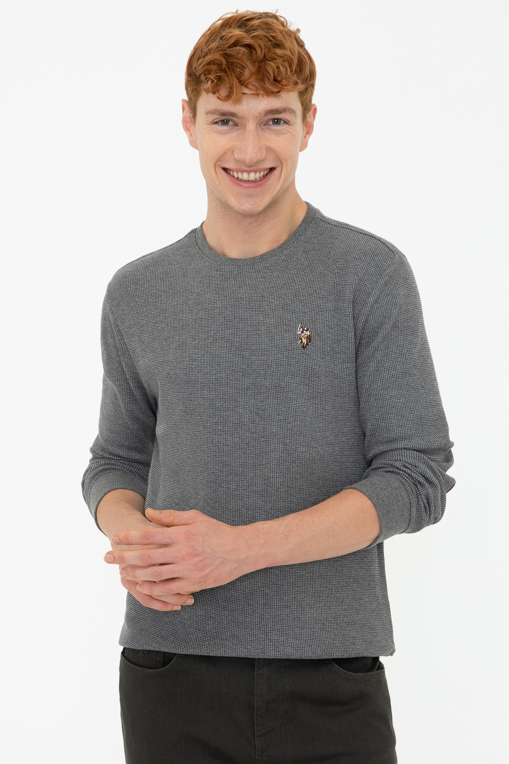 

Джемпер мужской U.S. POLO Assn. G081SZ0820TILBURGSK21 серый XL, G081SZ0820TILBURGSK21