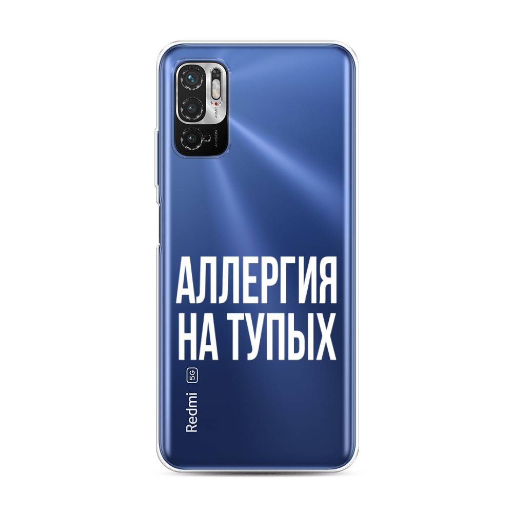 фото Чехол awog "аллергия на тупых" для xiaomi redmi note 10 5g