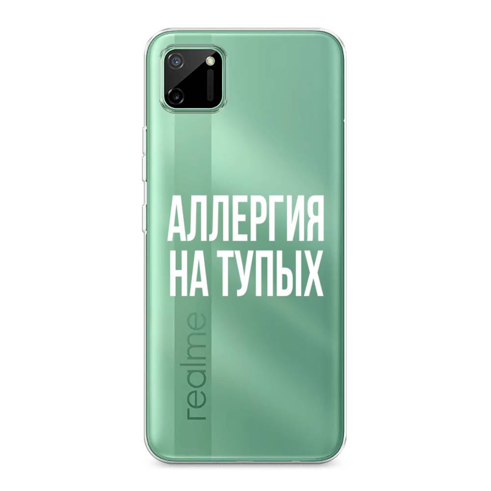 

Чехол Awog на Realme C11 "Аллергия на тупых", Разноцветный, 253850-6