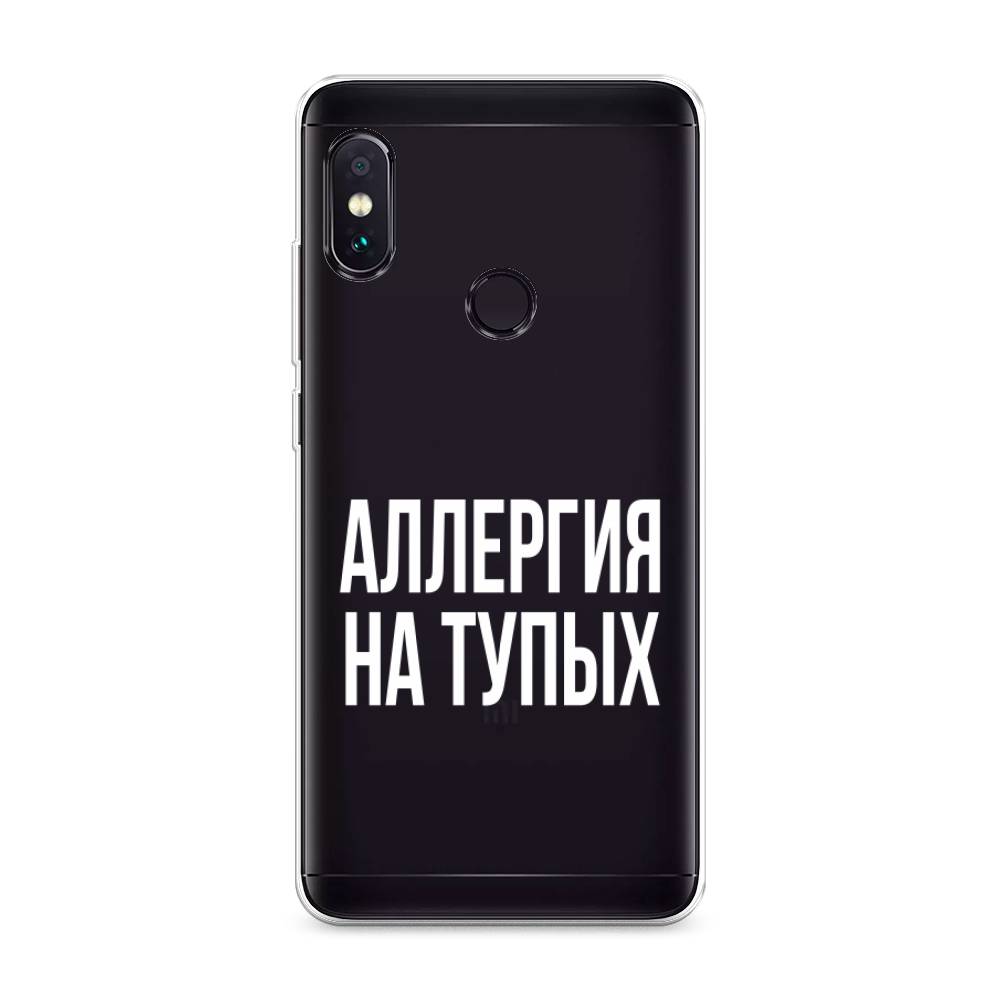 фото Чехол awog "аллергия на тупых" для xiaomi redmi note 5/note 5 pro