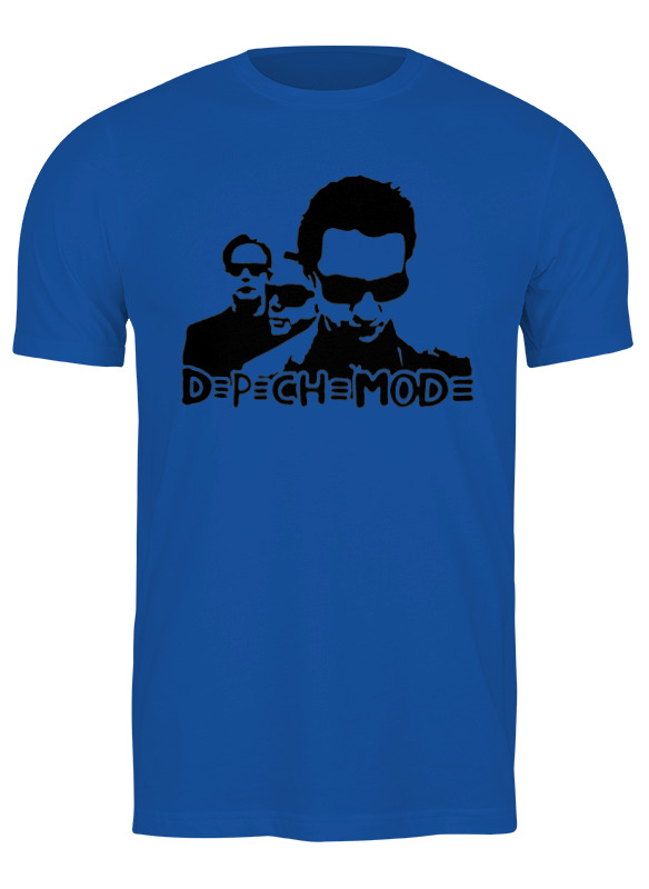 

Футболка мужская Printio Depeche mode синяя 2XL, Синий, Depeche mode