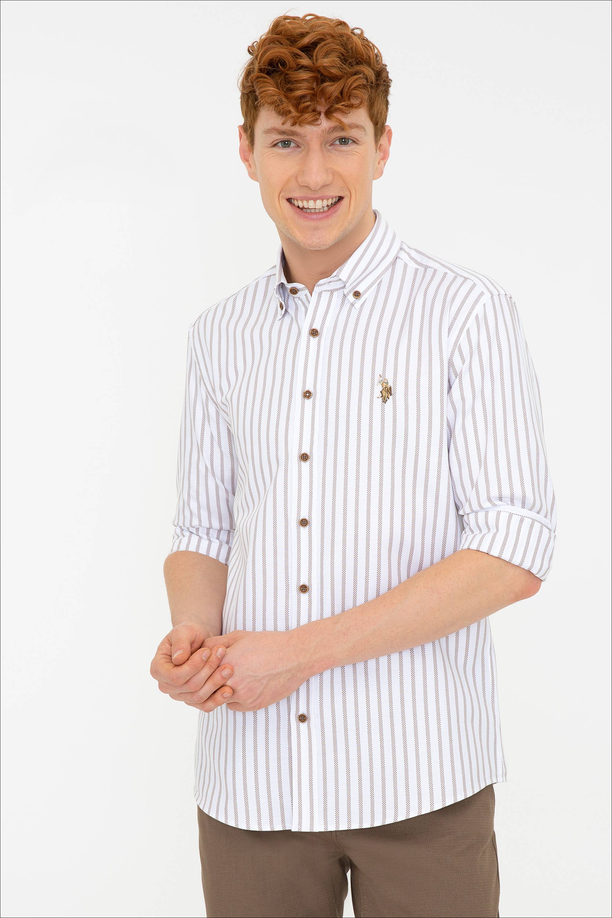 

Рубашка мужская U.S. POLO Assn. G081SZ0040PALOGRA белая M, G081SZ0040PALOGRA