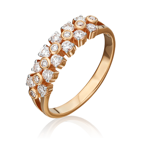

Кольцо из золота р. 16 PLATINA jewelry 01-0371-00-101-1110-30, бриллиант, 01-0371-00-101-1110-30