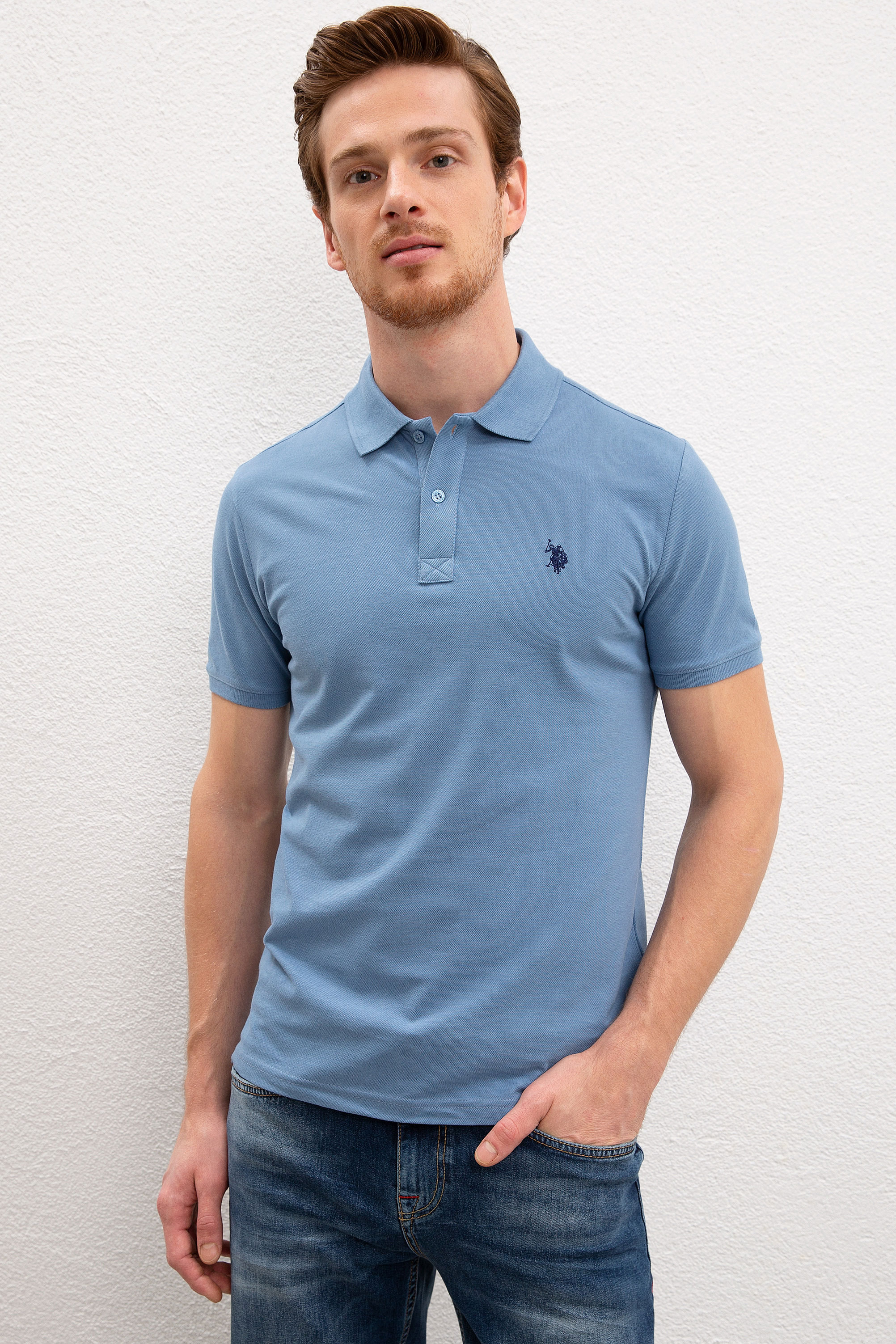 

Футболка мужская U.S. POLO Assn. G081GL0110GTP04IY020 синяя 2XL, G081GL0110GTP04IY020