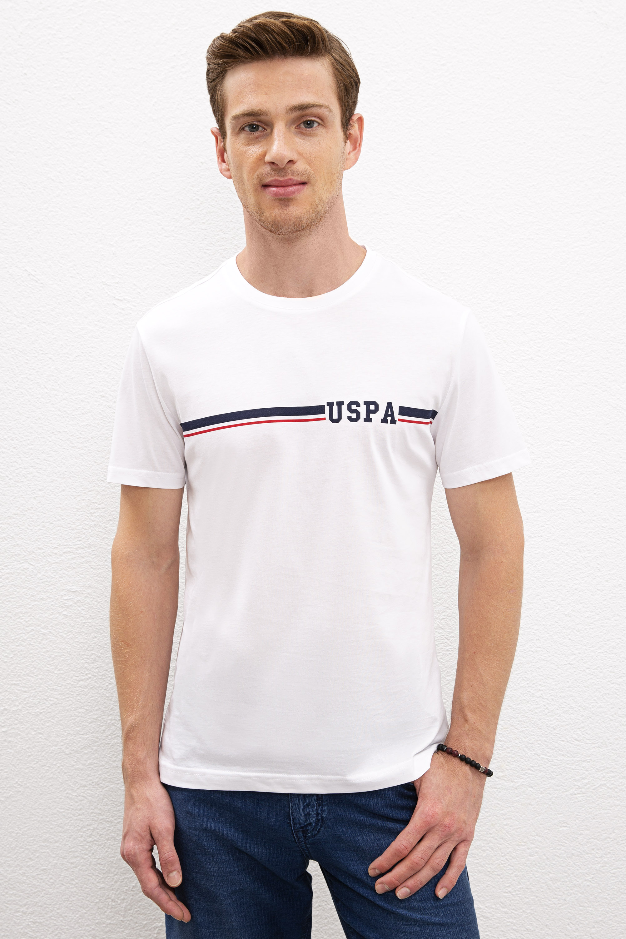 

Футболка мужская U.S. POLO Assn. G081GL0110DARION белая M, G081GL0110DARION