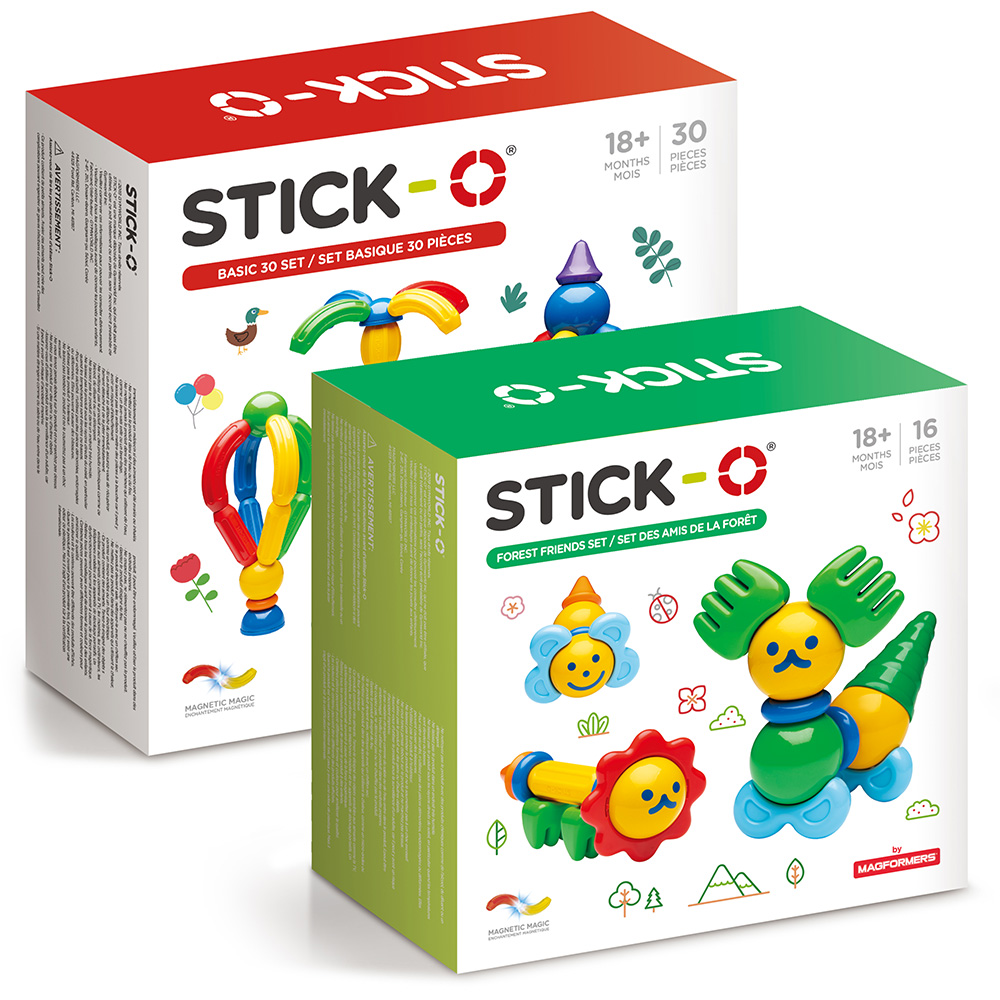 фото Stick-o forest friends set + basic 30 set