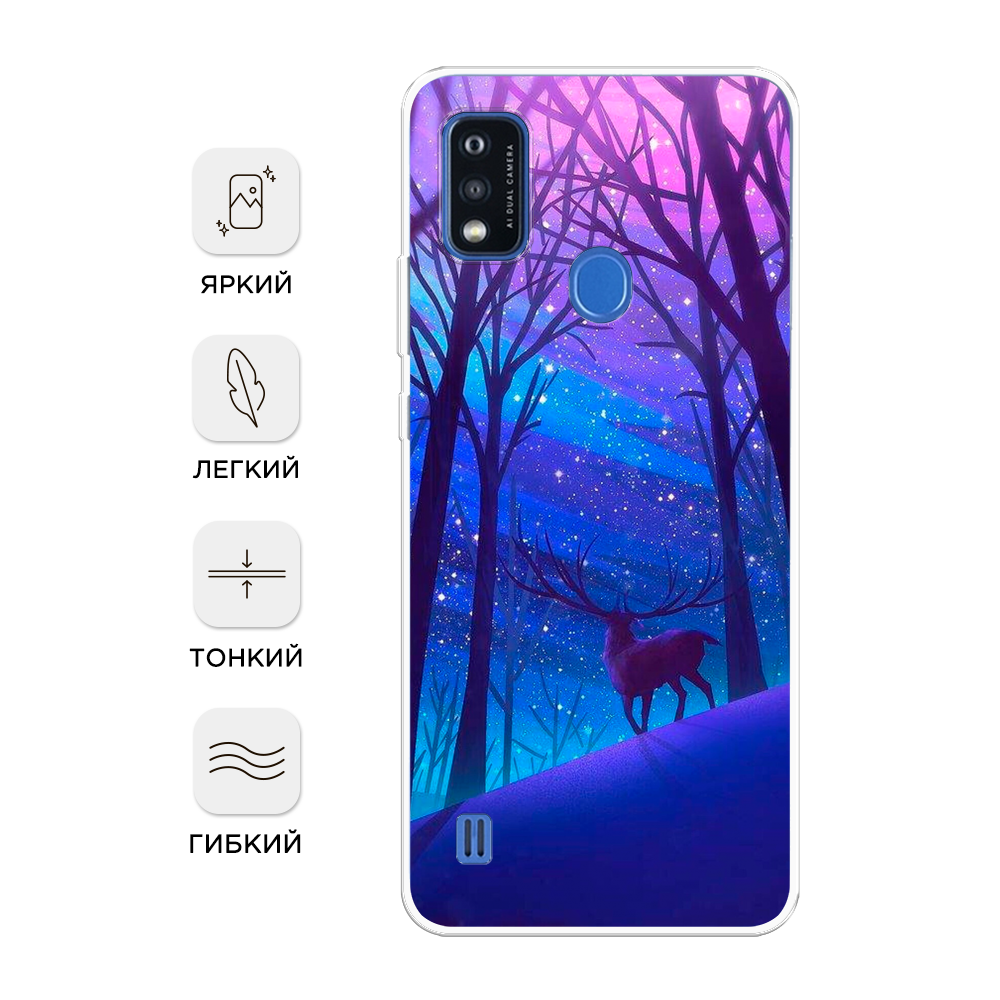 

Чехол Awog на ZTE Blade A51 / ЗТЕ Блэйд A51 "Аллергия на тупых", Разноцветный, 134550-6