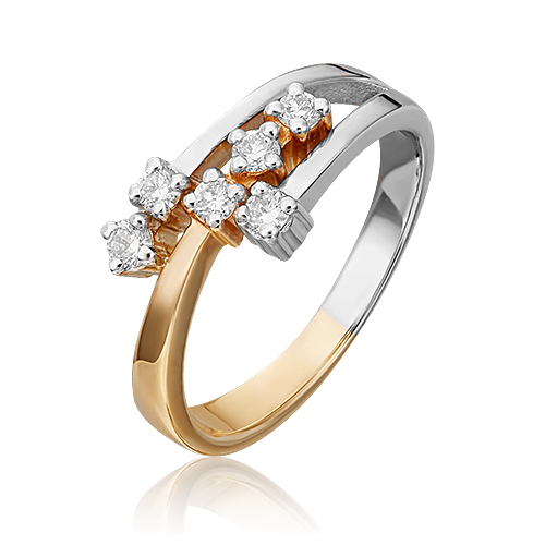 

Кольцо из золота р. 16 PLATINA jewelry 01-0535-00-101-1111-30, бриллиант, 01-0535-00-101-1111-30
