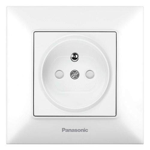 фото Розетка силов. panasonic arkedia slim (wntc02012wh-ru) скрыт. ip20 белый (упак.:1шт)