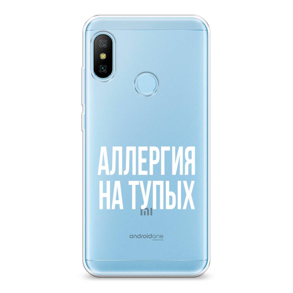 

Чехол Awog на Xiaomi Mi A2 Lite "Аллергия на тупых", Разноцветный, 34250-6