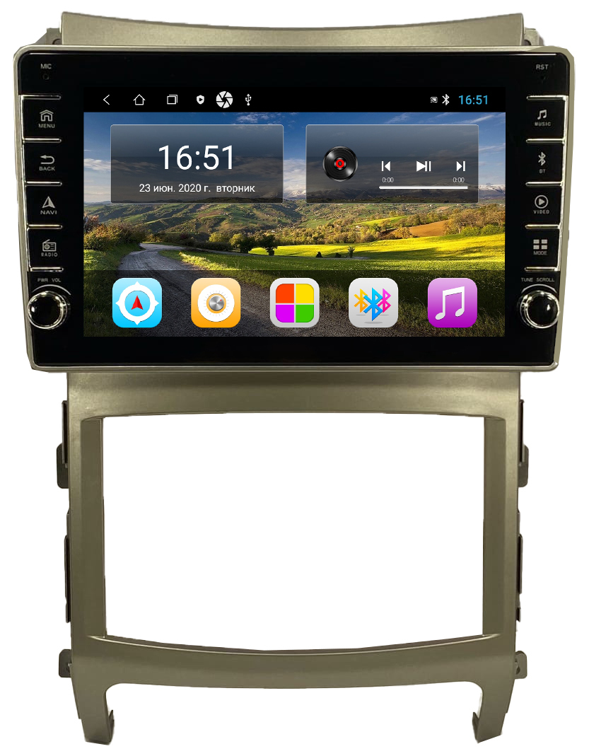 Штатная автомагнитола Zenith Hyundai IX-55 Хендай 2008-2013, Android 12, 4/64GB, c