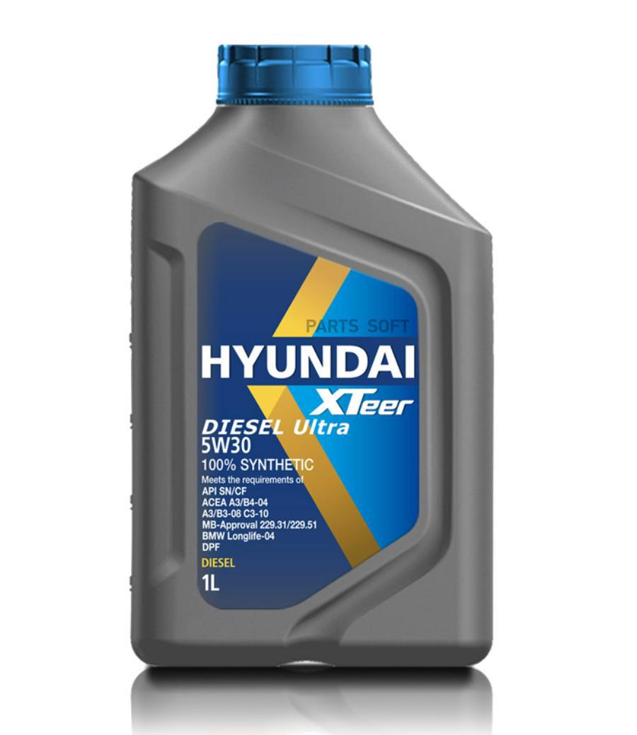 

HYUNDAI XTeer Diesel Ultra 5W30 (1L)_масло моторн. синт. API SN/CF, ACEA A3/B3/B4, Dexos 2