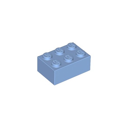 

Деталь LEGO 4210130 Кирпичик 2X3 голубой 50 шт.