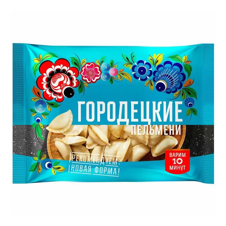 

Пельмени Городецкие свинина-говядина-мясо птицы