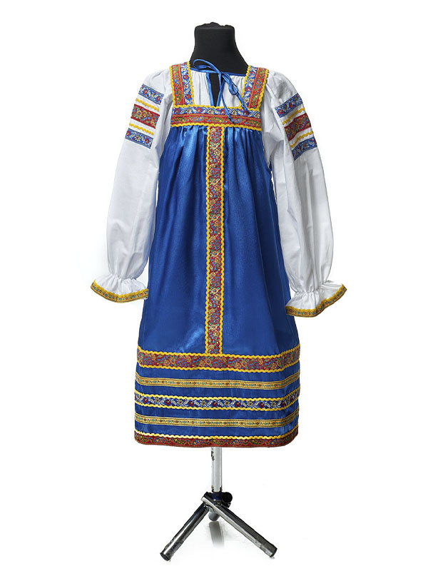 

Сарафан "Алёнушка" детский (Цв: Синий Размер: 98), Алёнушка