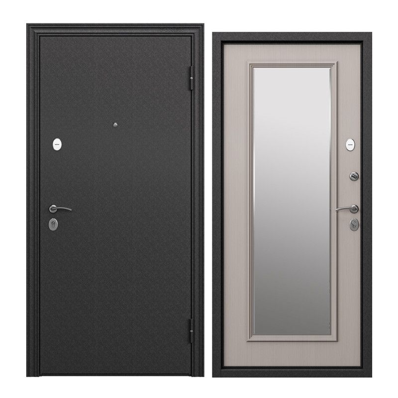 

Дверь входная Torex Flat-ХL 950x2100, петли справа, черный/белый/бежевый, 2000003566556, Торекс Flat-XL