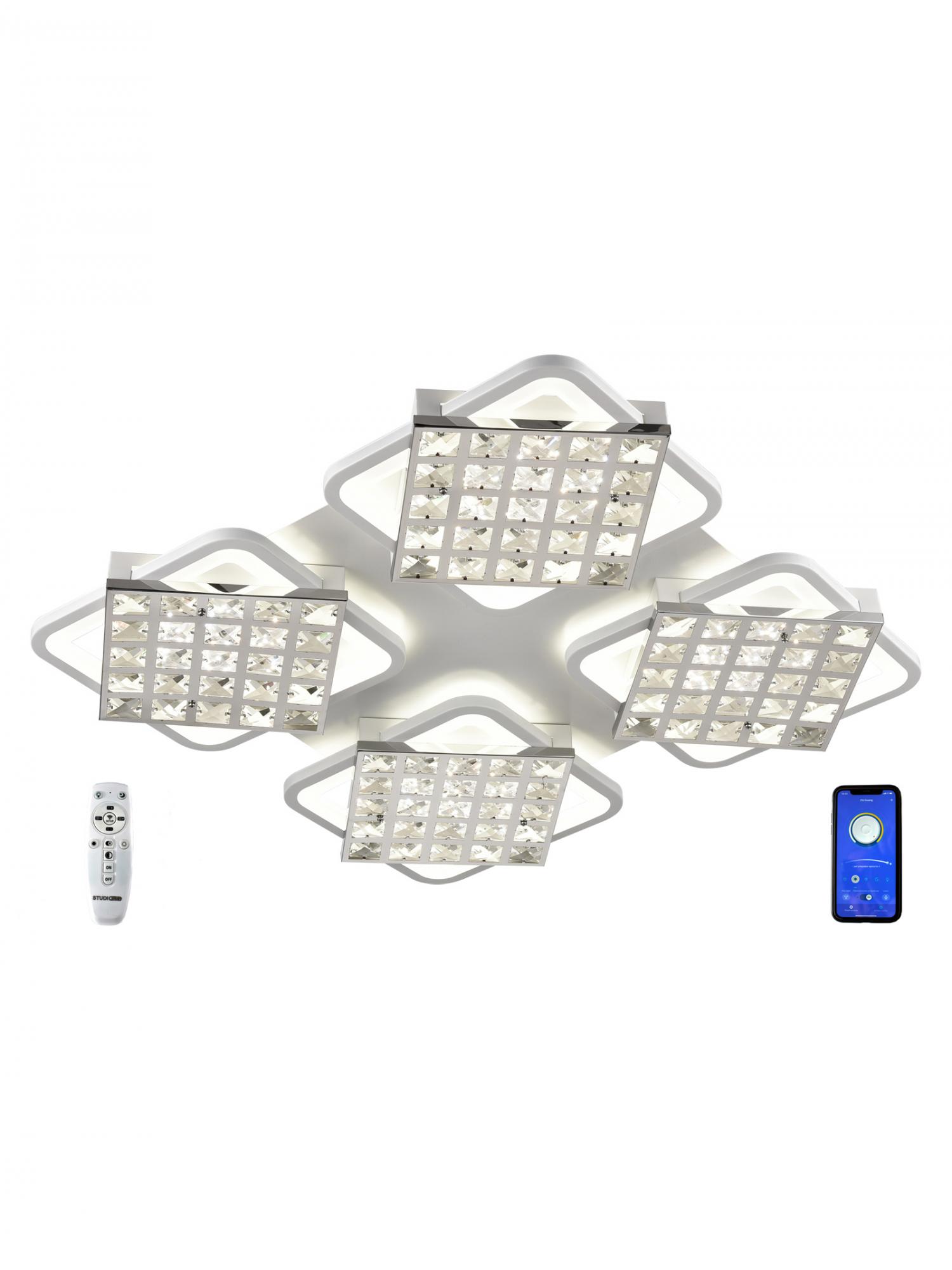 фото Светодиодная потолочная люстра studio led sl131 white