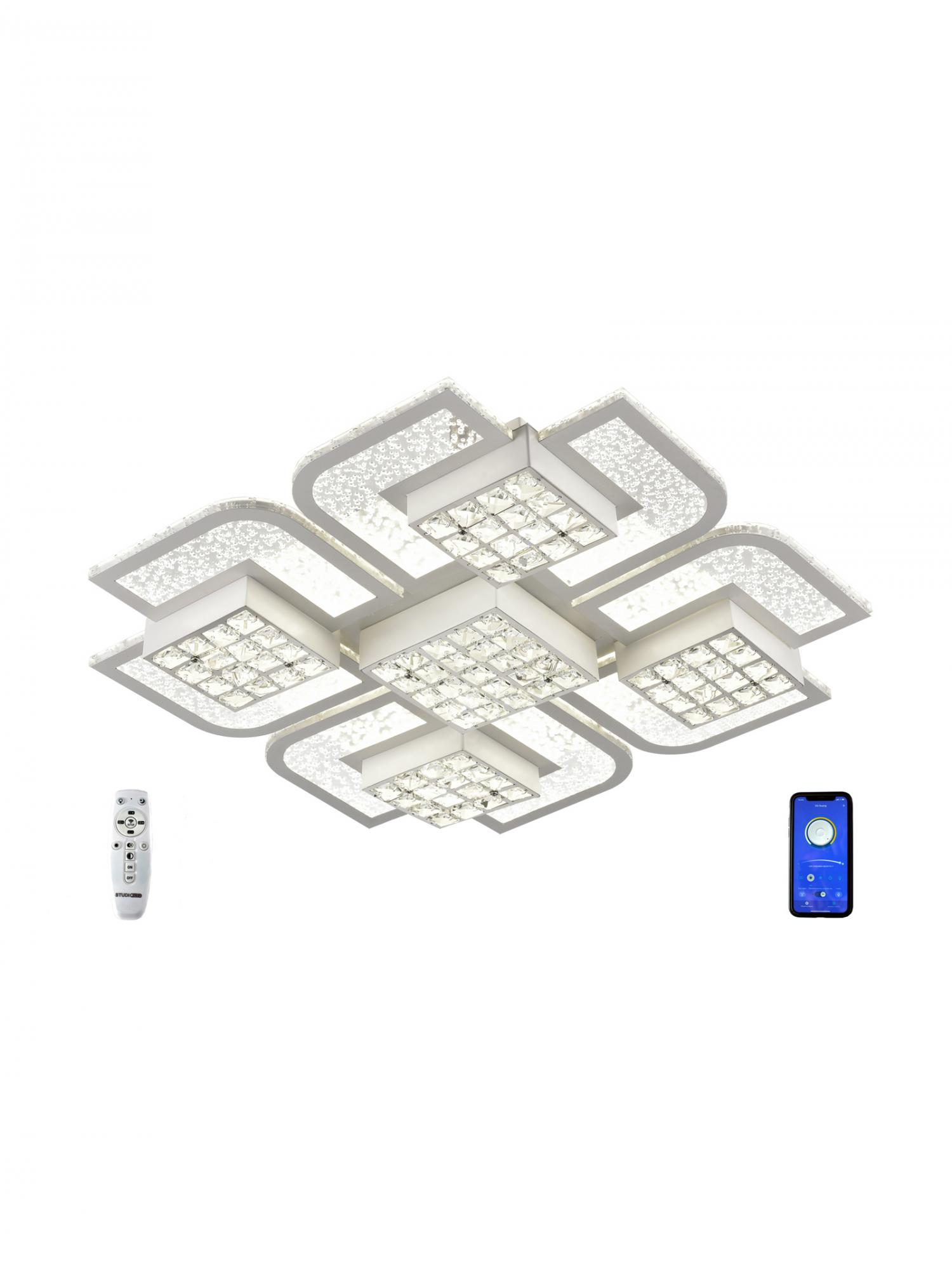 фото Светодиодная потолочная люстра studio led sl132p white