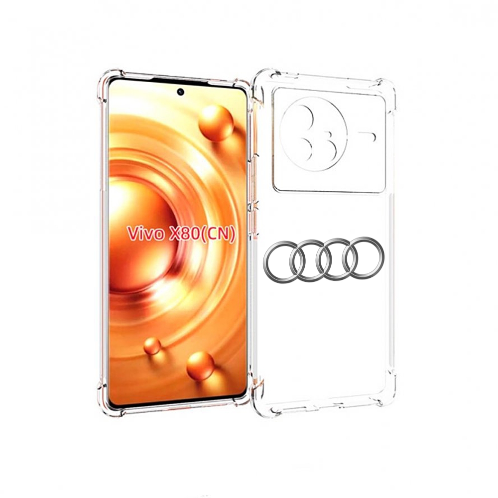 

Чехол Mypads Audi 7 Мужской Для Vivo X80, Прозрачный, Tocco