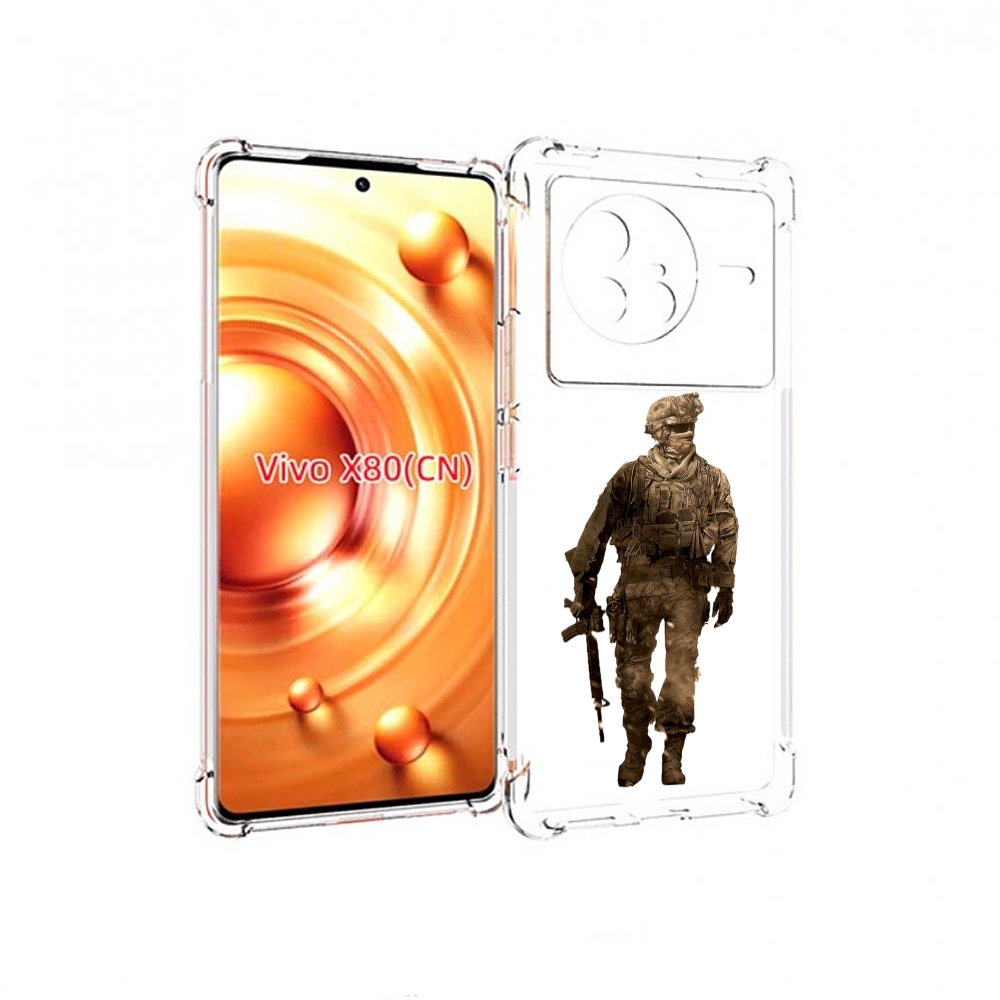 

Чехол Mypads Call-Of-Duty Мужской Для Vivo X80, Прозрачный, Tocco