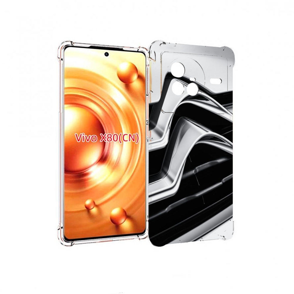 

Чехол Mypads Citroen Мужской Для Vivo X80, Прозрачный, Tocco