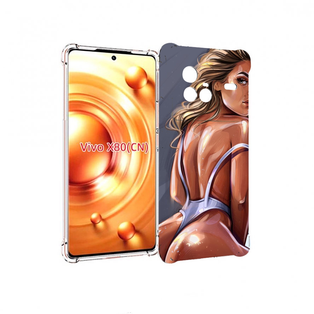 

Чехол Mypads Craigos-Art Для Vivo X80, Прозрачный, Tocco