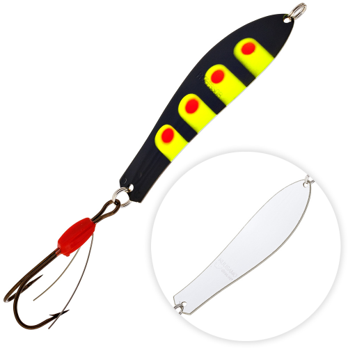  Блесна Kuusamo Professor 3 75/12 7,5см. 12гр. BL/R/Fye-S