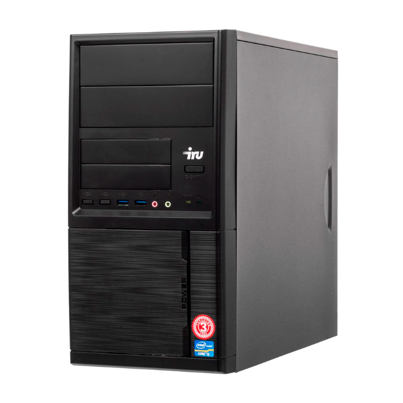 

Настольный компьютер iRU 312 Black (1646881), 312