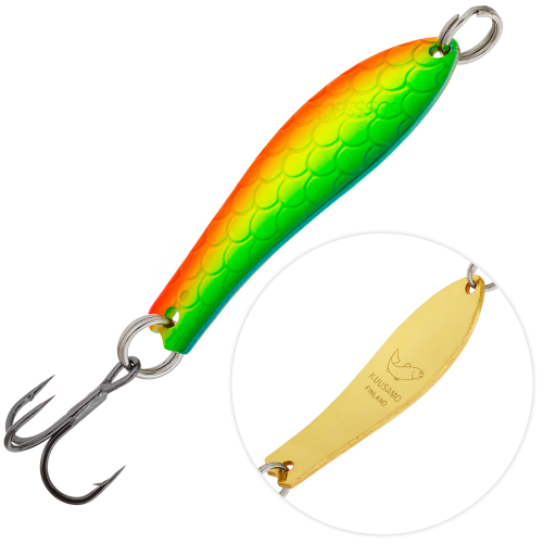 

Блесна Kuusamo Professor 4 50/8 5см. 8гр. GR/FYe/FR-B, UV, Зеленый;желтый;красный, Kuusamo Professor 4 50/8 5см. 8гр. GR/FYe/FR-B, UV