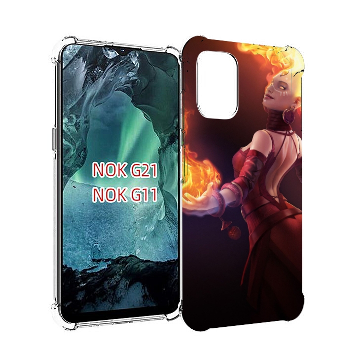 

Чехол Mypads Dota 2 Lina Для Nokia G11/G21, Прозрачный, Tocco