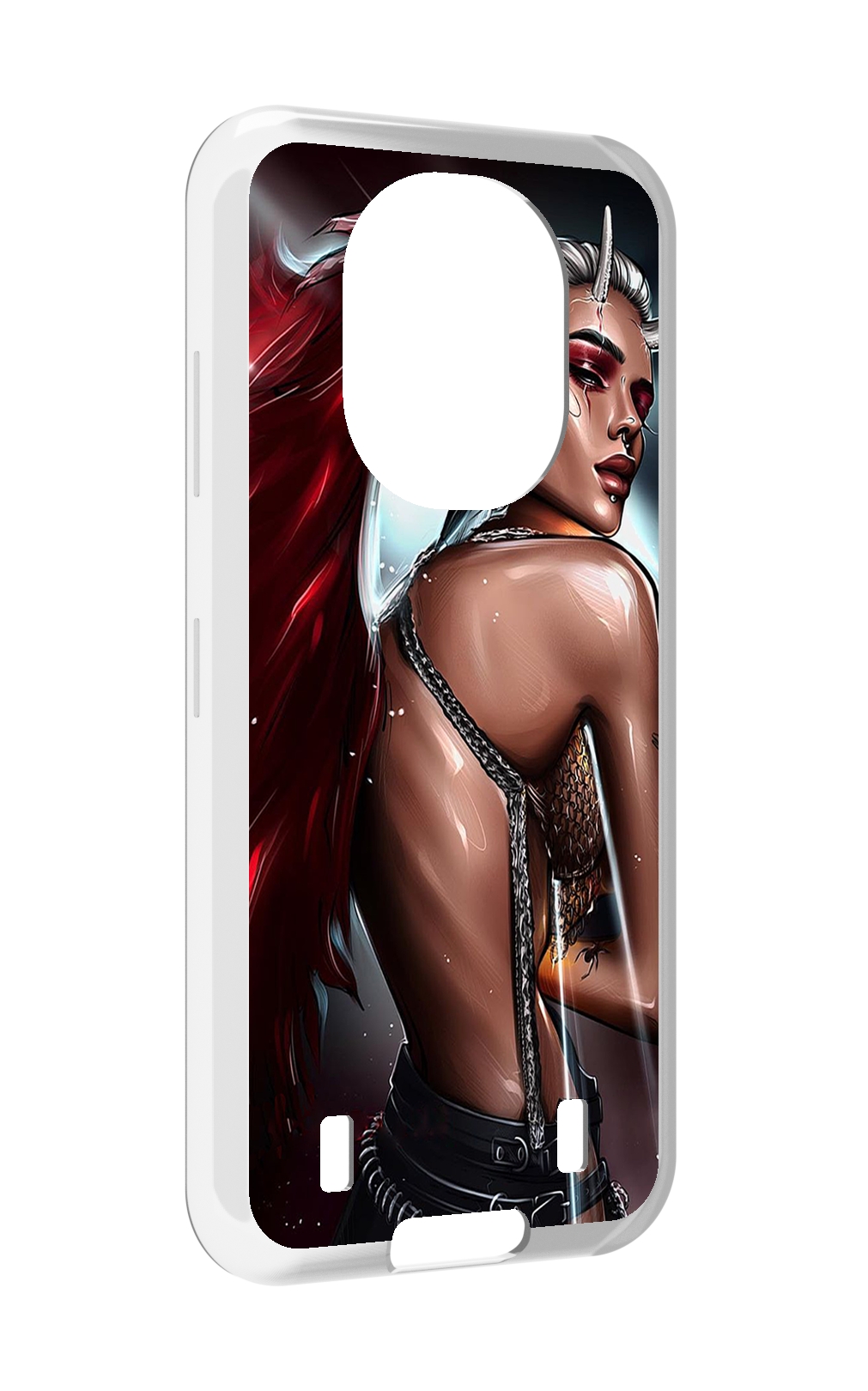 

Чехол MyPads девушка-с-крыльями женский для Oukitel WP16, Прозрачный, Tocco