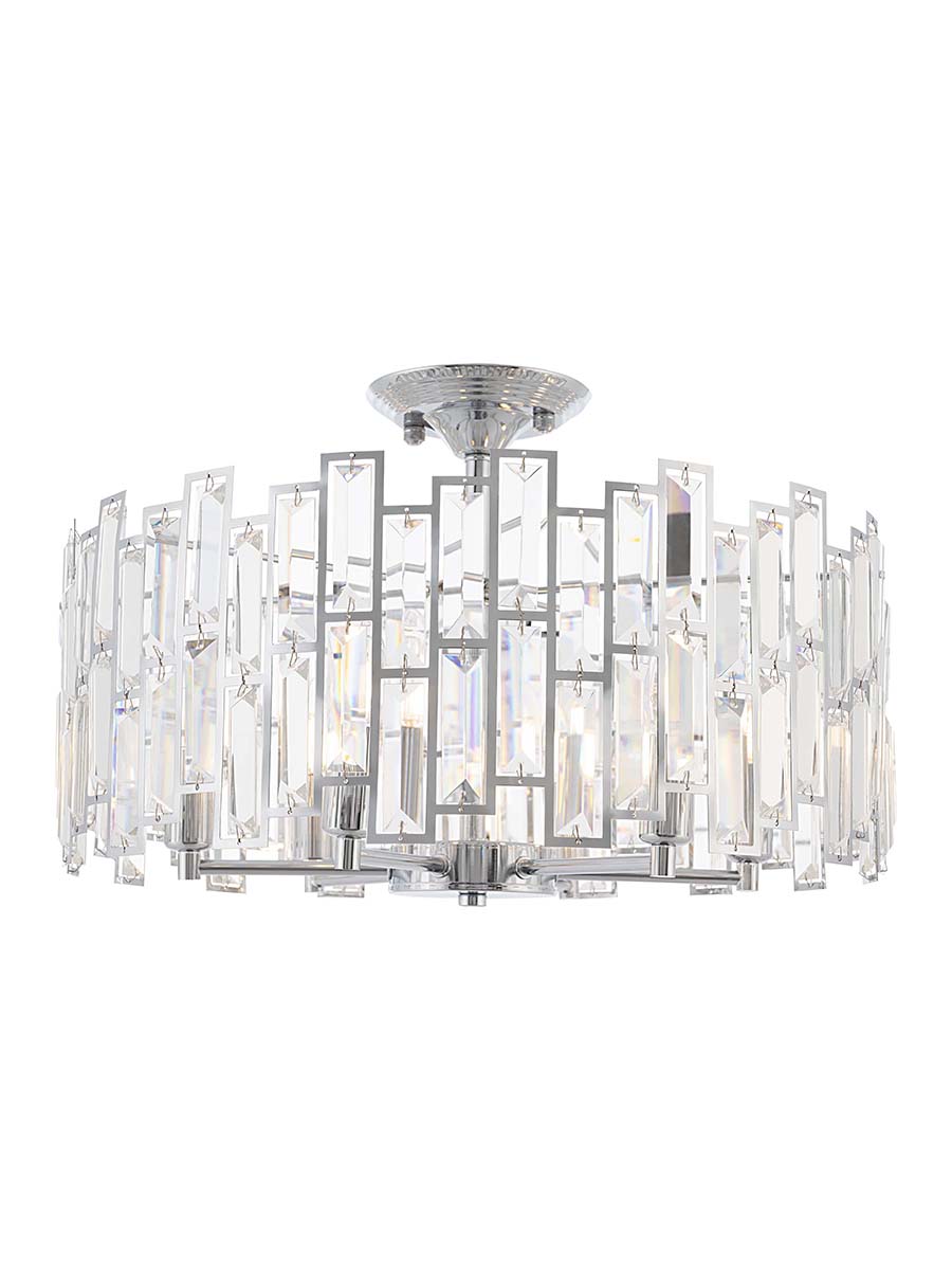 

Люстра потолочная Arte Perfetto Luce 33370134680480CR 6хE14х40W, 3337.0134.6.80.480.CR