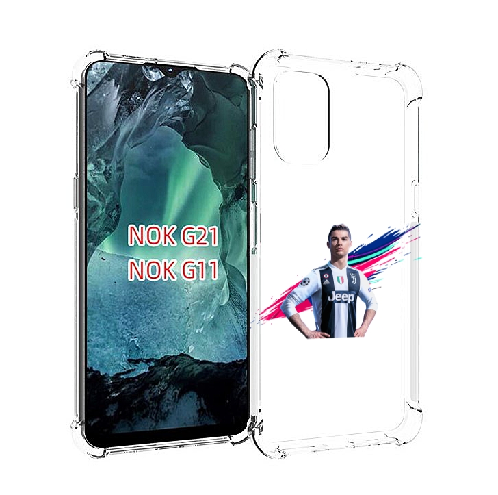 

Чехол Mypads Fifa-Криштиану-Роналду Мужской Для Nokia G11/G21, Прозрачный, Tocco
