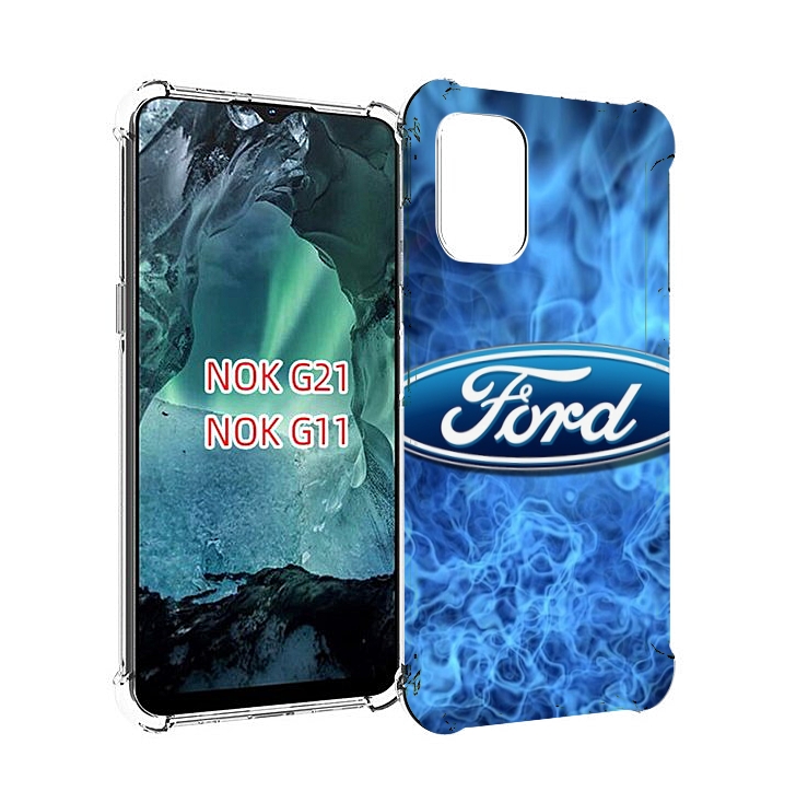 

Чехол Mypads Ford 22 М Для Nokia G11/G21, Прозрачный, Tocco
